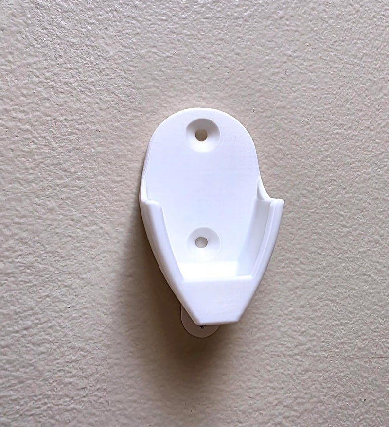 Makesus Ceiling Fan Remote Holder Wall Mount for Hunter K5324 99116 Ceiling Fan Remote Control - Remote Not Included (1 Pk White) - Image 2